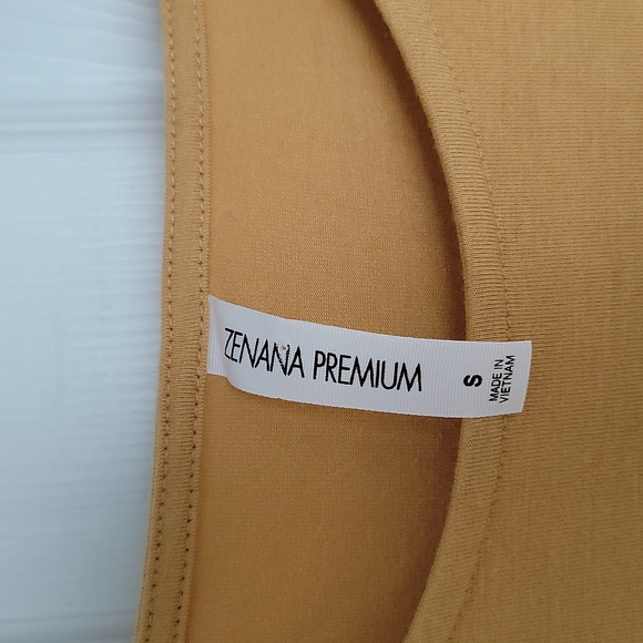 Mustard Ruffle Top - Picture 2 of 3